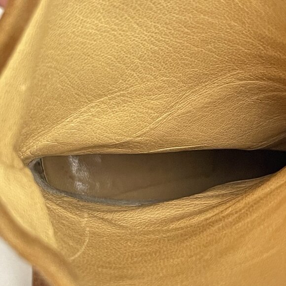 Vintage 1980s Reed Evins sz 8 Made in Italy Leather Suede Calf High Heel Boots - Picture 13 of 13